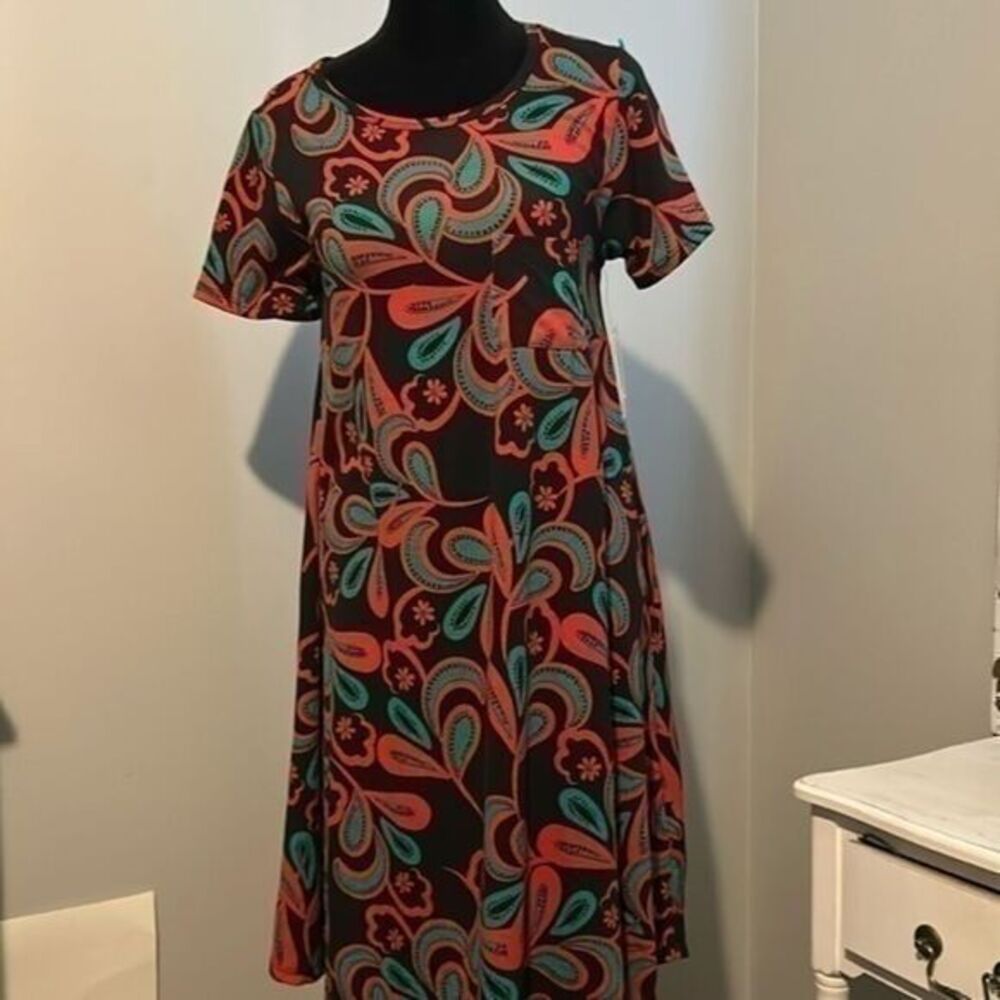 NWT Lularoe XS Carly pocket dress   A